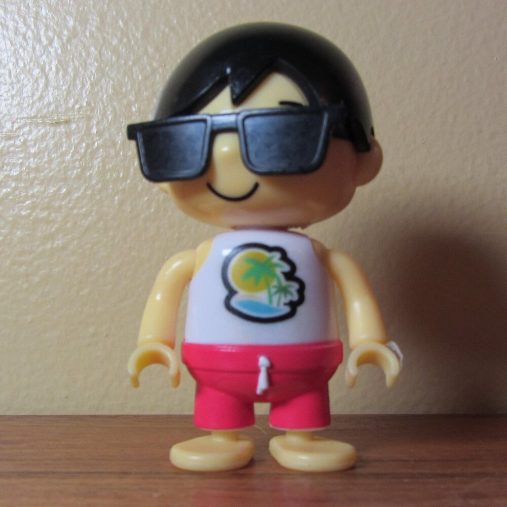 5 for $25 - Ryan’s World Mini figure surfer beach ryan (W5257)